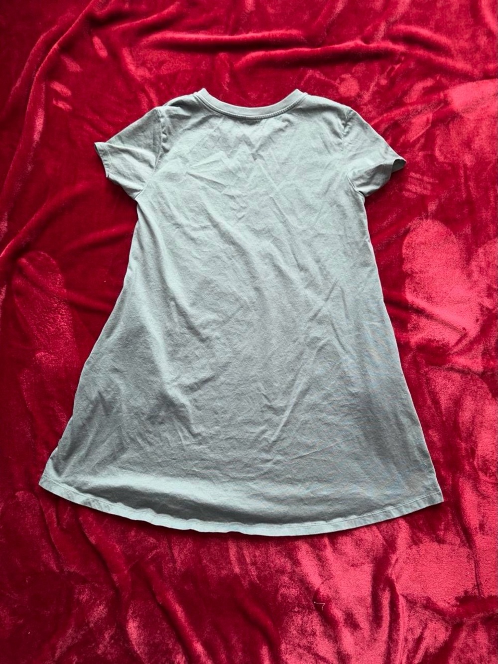 Uniqlo Women's A-Line Short Sleeve Tunic - Sage Green - Picture 3 of 5